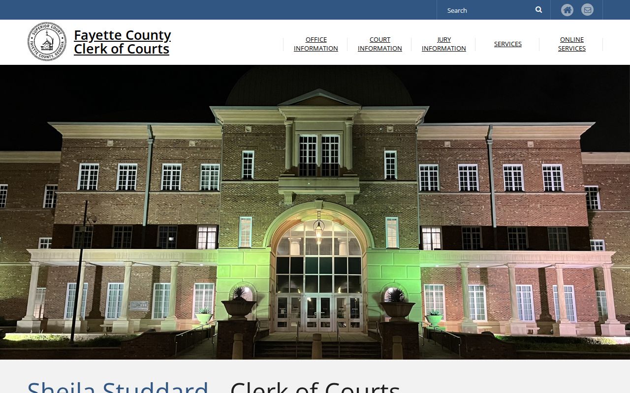 Peachtree City public records access through the Fayette court clerk hub